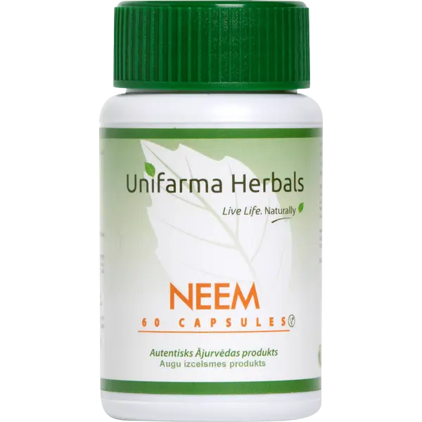 Unifarma Herbals Neem 60 kapsułek wegetariańskich Unifarma Herbals