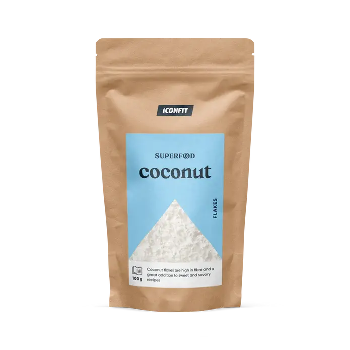 ICONFIT Coconut flakes (100g) gogetfit.pl