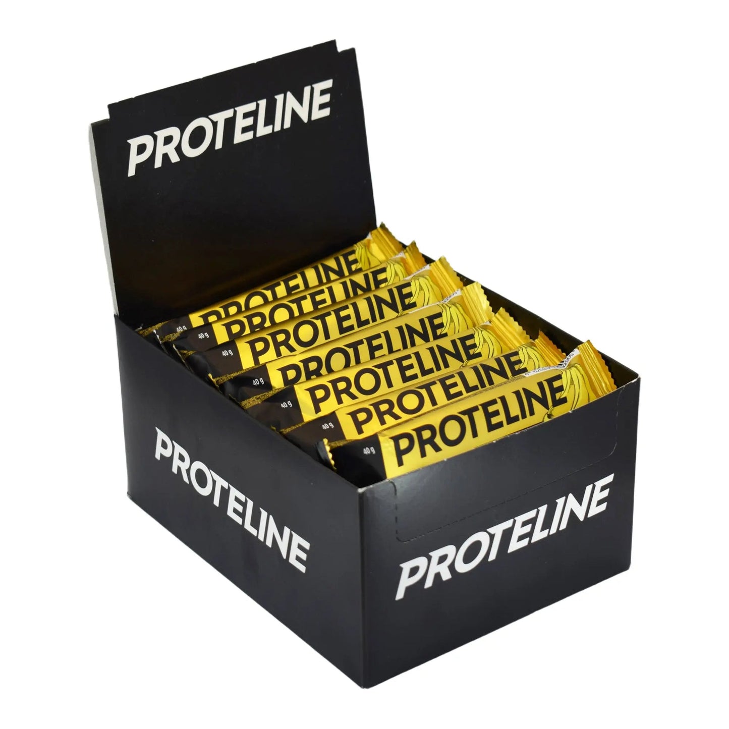 PROTELINE - Baton proteinowy o smaku bananowym w polewie cukierniczej (40g) PROTELINE