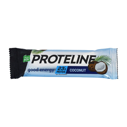 PROTELINE - Baton proteinowy z kokosem w polewie cukierniczej (40g) PROTELINE