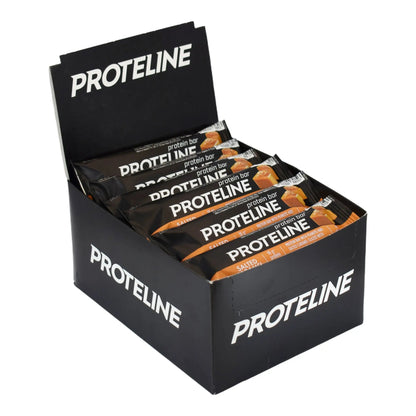 PROTELINE - Baton proteinowy z orzeszkami ziemnymi i solonym karmelem, oblany polewą cukierniczą (40g) PROTELINE