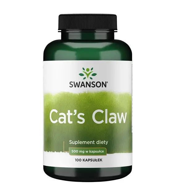 SWANSON Cat's Claw 500 mg 100 kapsułek SWANSON