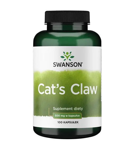 SWANSON Cat's Claw 500 mg 100 kapsułek SWANSON