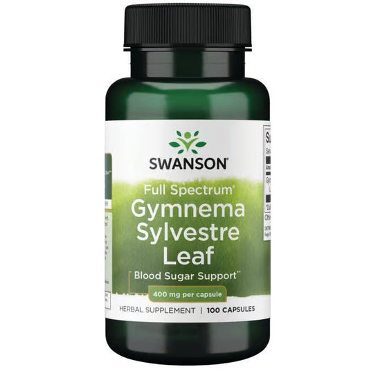 SWANSON GYMNEMA SYLVESTRE LIŚĆ 400 MG 100 kapsułek gogetfit.pl