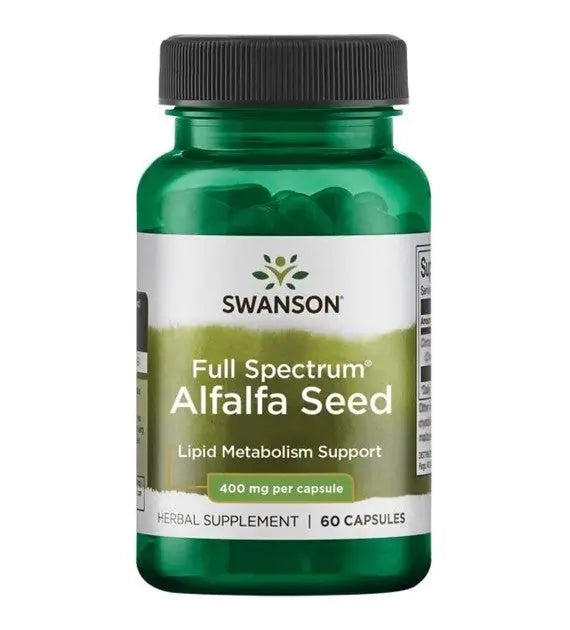 Swanson Full Spectrum Alfalfa Seed - 60 kapsułek SWANSON