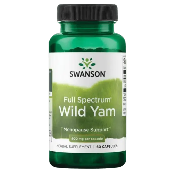Swanson Full Spectrum Wild Yam 400 mg 60 kapsułek SWANSON