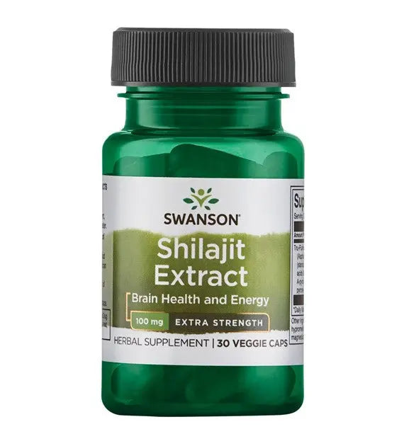 Swanson Ekstrakt z Shilajit - Wzmocniona formuła 100 mg 30 kapsułek SWANSON
