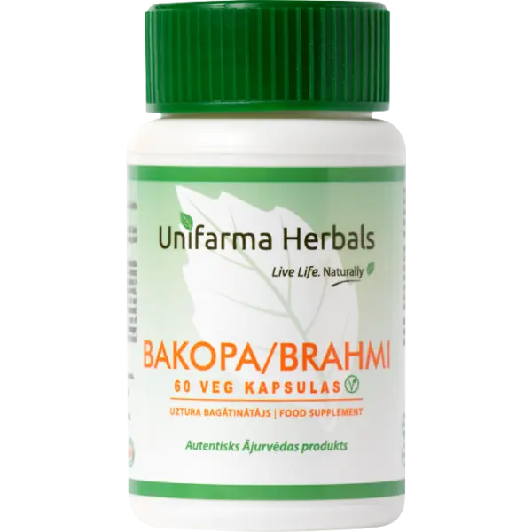 Unifarma Herbals Bacopa 60 kapsułek wegetariańskich Unifarma Herbals