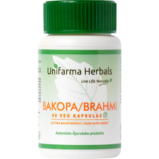Unifarma Herbals Bacopa 60 kapsułek wegetariańskich Unifarma Herbals