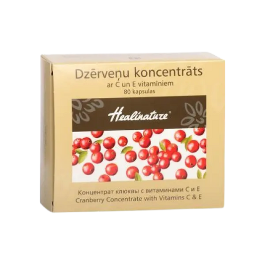 Unifarma Herbals Healinature Koncentrat żurawiny z wit. C i E 80 kaps. Unifarma Herbals