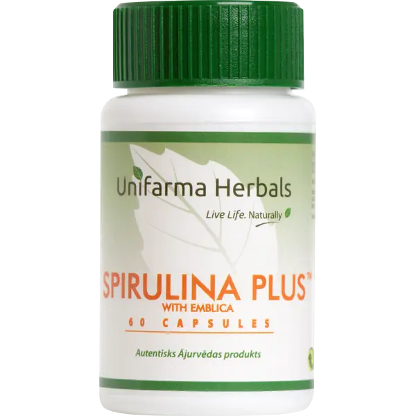 Unifarma Herbals Spirulina z amlą 60 kapsułek Unifarma Herbals