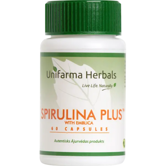 Unifarma Herbals Spirulina z amlą 60 kapsułek Unifarma Herbals