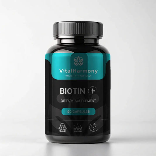 VitalHarmony Biotin Plus 90 kapsułek VitalHarmony