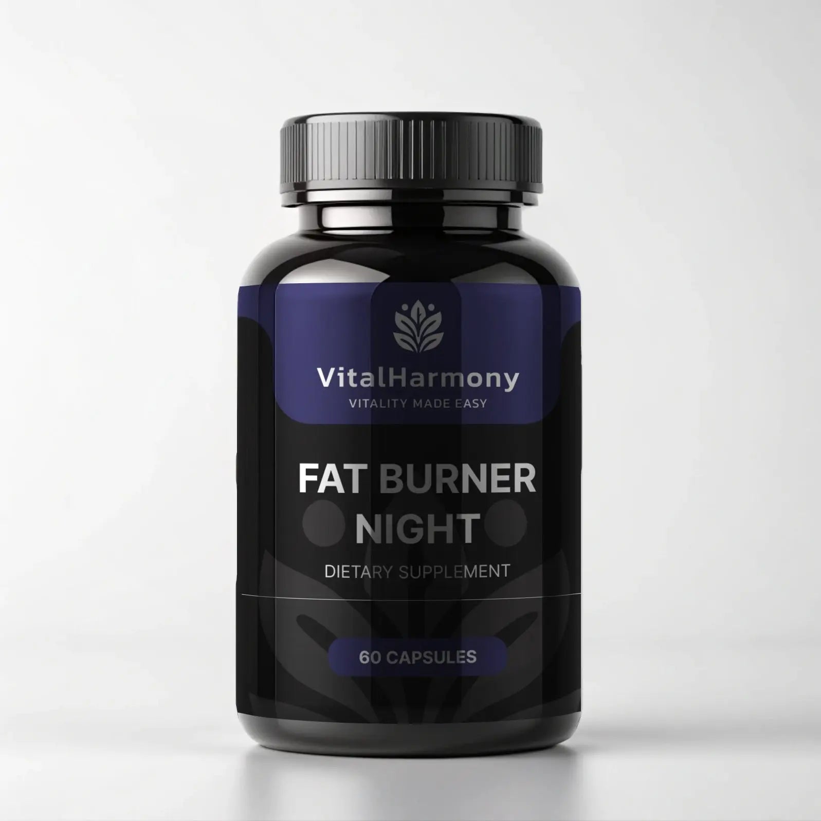 VitalHarmony Fat Burner Night z bisglicynianem magnezu – 60 kapsułek VitalHarmony