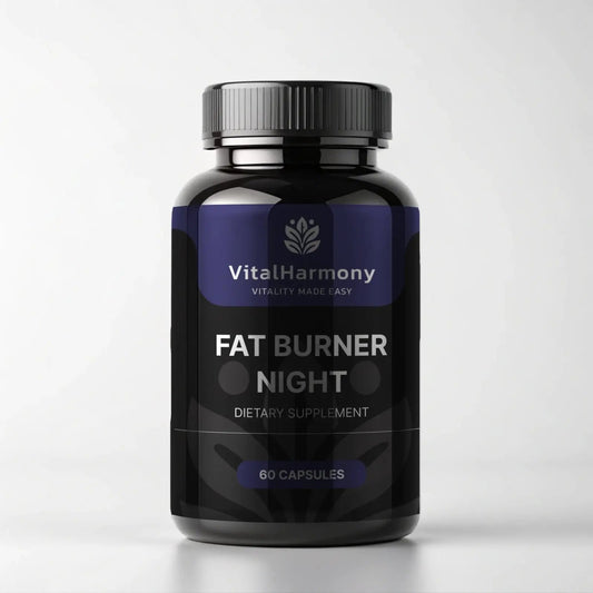 VitalHarmony Fat Burner Night z bisglicynianem magnezu – 60 kapsułek VitalHarmony